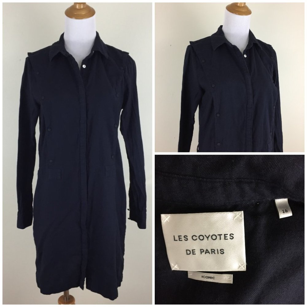 LES COYOTE DE PARIS Iconic MIES Button Long Shirt